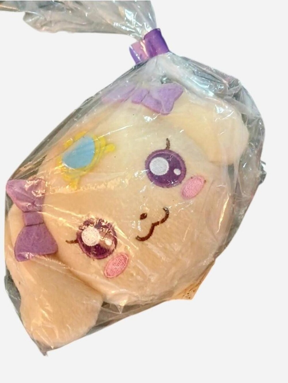 Healin' Good Pretty Cure Precure Latte Banpresto Zipper Bag 3" Plush Toy